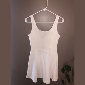 White Skater Dress